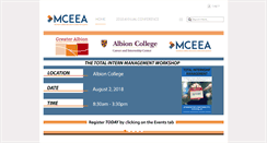 Desktop Screenshot of mceea.org